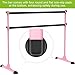 Dolibest 6ft Freestanding Ballet Bar, Height Adjustable Ballet Bar, Heavy Duty Dance Bar, with Non-Slip Rubber Pads, Enhanced Stability, Dance/Yoga/Fitness Stretching Bar, Ideal for Kids and Adults