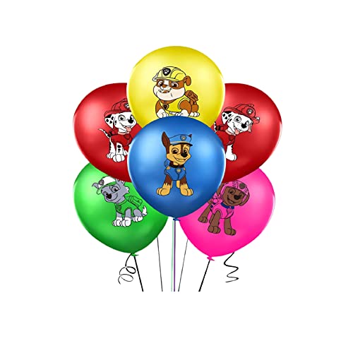 Puppy Birthday Party Balloon Set, Patrol Theme Party Decoration Supplies For Boys And Girls Children, Chase Marshall Rocky (18 Pack) #TOP1