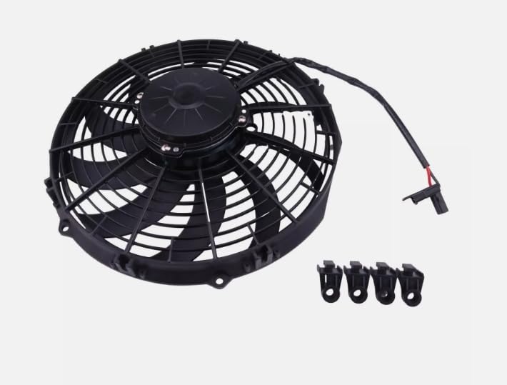 Electric Radiator Cooling Fan VA10-AP10/C-61A for Spal 30100467 12V Low Profile