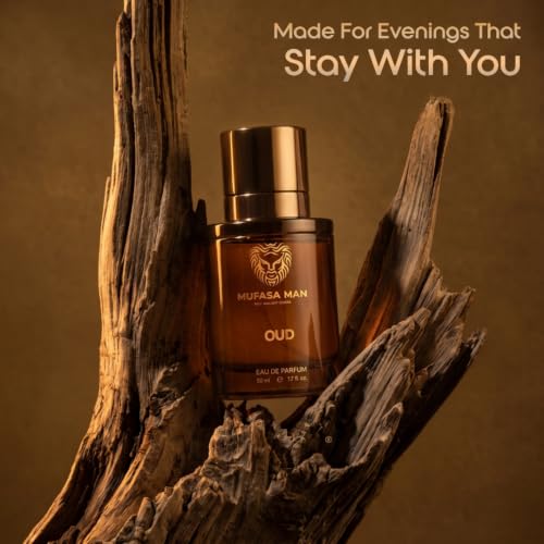 Image of Oud Eau de Parfum for Man 50 ml I Perfume for Men with Magnetic Cap I Rose & Agarwood Notes I Long-Lasting 18 Hours | Premium Luxury Fragrance for Gifting Daily Wear