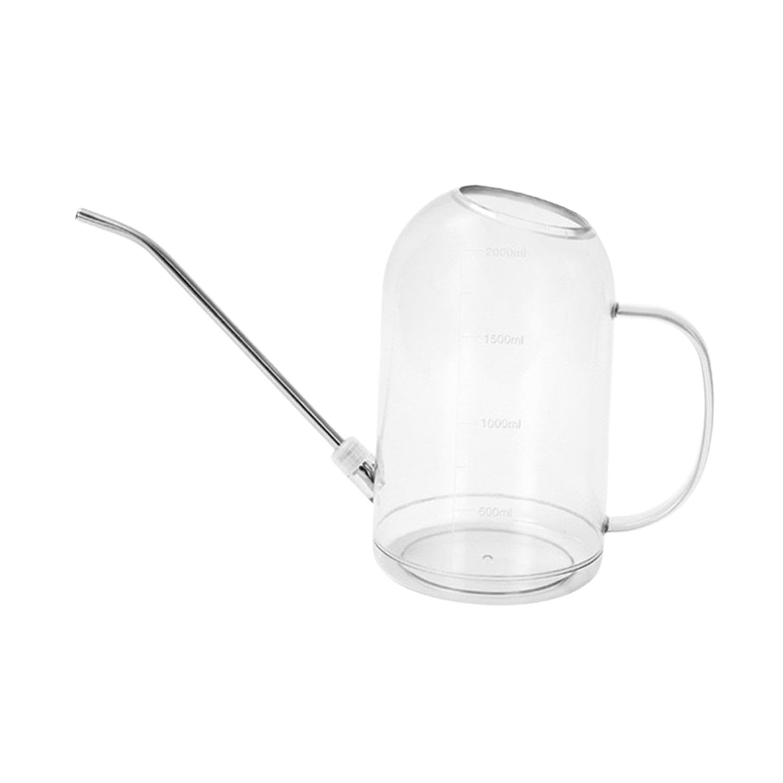 Indoor Plants Watering Can Long Spout Watering Pot for Houseplants Gardening White, 12.5x20.2 cm