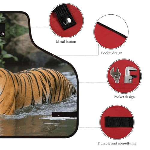Delantal de trabajo impermeable para hombres y mujeres miniatura 3
