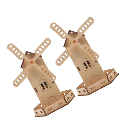 QUMIIRITY 2er Solar Windmühlen Bausatz