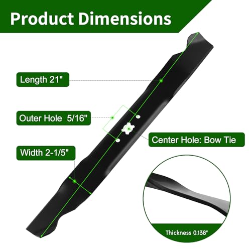 DOCAS Mower Blade - Dimensions