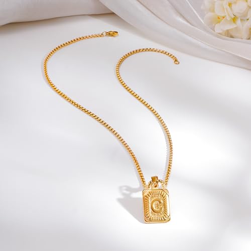 Image of Rubans Demi Fine Stainless Steel Alphabet Pendant CZ Gift for Women & Girls