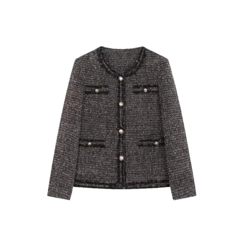 Petit manteau parfumé tweed veste élégante pour brunch en ville