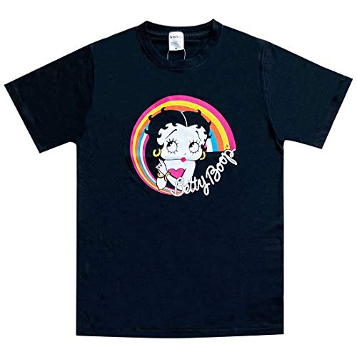 スモール プラネット ベティ ブープ Tシャツ レインボー Mサイズ ポリエステル コットン BTAP155