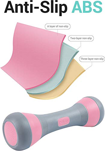 Nice C Womens Weights, Adjustable Dumbbells, Womens Dumbbells Dumbbells Weights Dumbbells,Small Dumbbells,Light Weights, Free Weights,Pink Dumbbells #TOP5