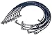 IGNITION WIRE SET, ULTRA 40, UNSLEEVED, FORD 351W, HEI, BLUE