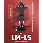 L5 Leg Press Hack Squat Machine, 30-Degree Leg Press Machine for Home Gym, Compact Hack Squat Machine with Removable Shoulder Pad, Lower Body Workout Equipment - Image 2