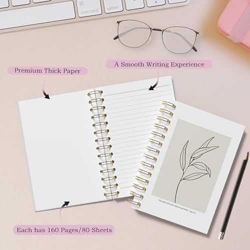 Carnet de verset biblique et journal de prière chrétien pour notes