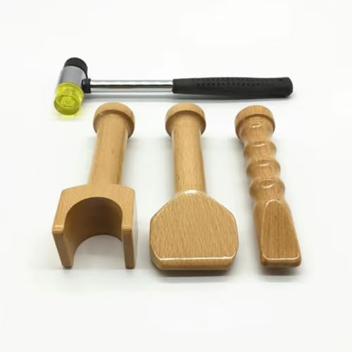Martillo quiropráctico de madera 3 piezas talla A