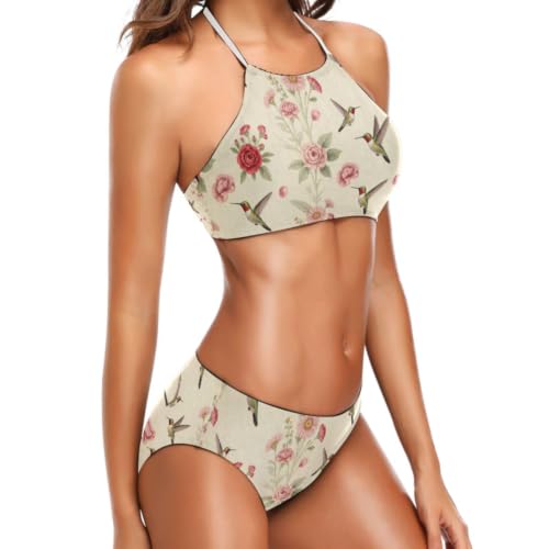 Bikini triangle en tissu extensible et doux réglable par nœuds