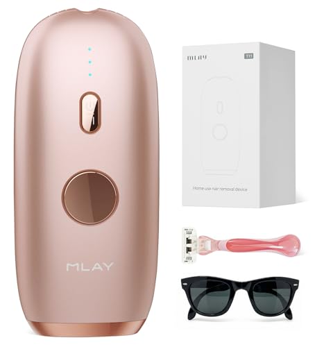 Depilador a Laser IPL MLAY T11 com Certificado ANVISA, Indolor para Uso Doméstico, 14,4J, 3 Níveis de Energia, Redução Visível de Pelos com Uso Contínuo, para Rosto, Axilas e Corpo, Bivolt