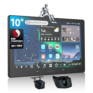 10 inch Android in-Dash Navigation Double DIN Car Stereo,TwinSight Dual DVR & AI Vision, Re-Mote LiveView, 8G+ 128G, 7.1.2 Ch Audio, HDMI in, Wireless CP&AA, 4G LTE, ADS Protocol, X10G211E-R3