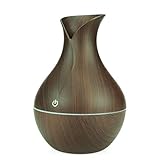 Lixada USB Luftbefeuchter, Mini Ultraschall Air Humidifier für das Schlafzimmer&Kinderzimmer, Tragbarer Luftbefeuchter mit 7 Farben für Haus Yoga Büro, 130 ML