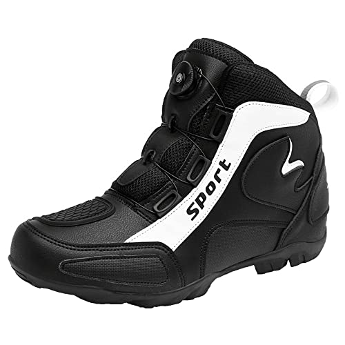 Bottes de moto pour hommes antidérapantes de course en plein air