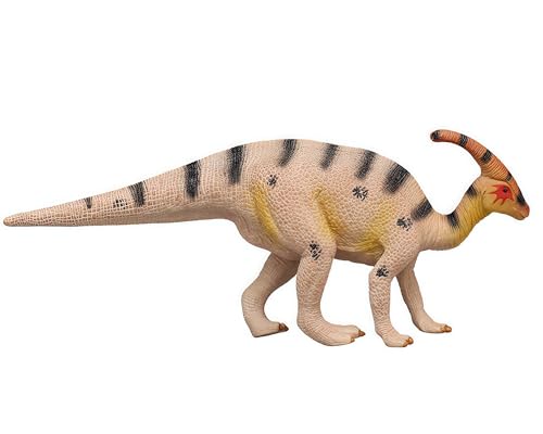 Gemini&Genius Parasaurolophus Dinosaur Toy for Kids, Parasaurolophus Action Figure Toy, Great Gift, Collection, Cake Topper, Role-Play, Storytelling...