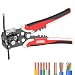 WGGE WG-014 Self-Adjusting Insulation Wire Stripper. For stripping wire from AWG 10-24, Automatic Wire Stripping Tool/Cutting Pliers Tool, Automatic Strippers with Cutters & Crimper 8"