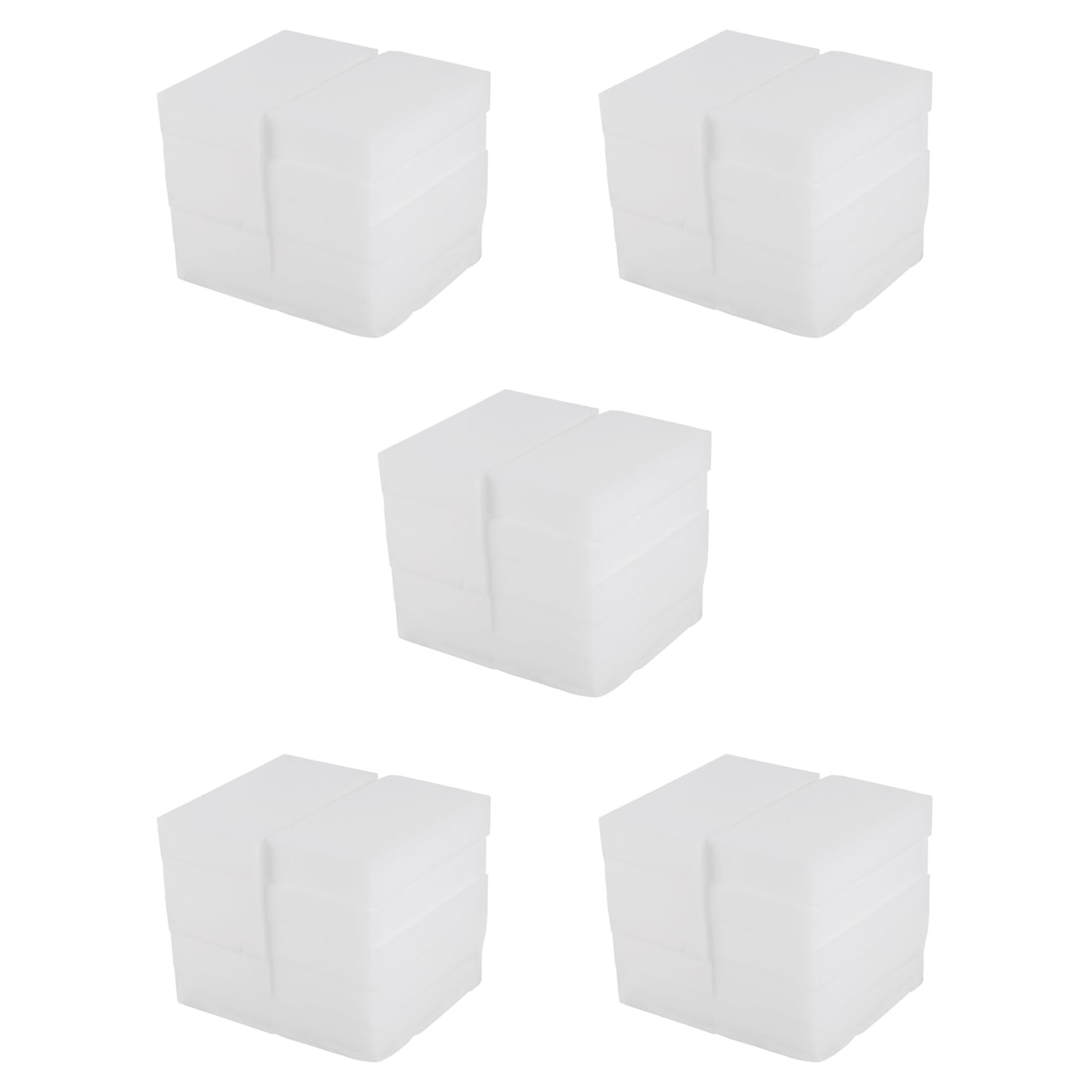 Hndhbfgrt 100X60X20mm 50Pcs Magic Sponge Eraser Melamine Cleaner-White