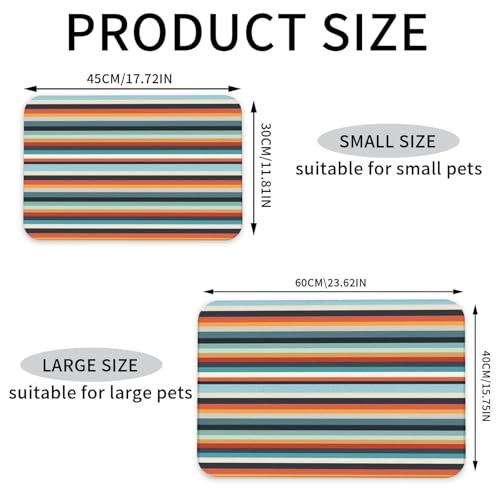 Tapis gamelle d'eau antidérapant et absorbant pour chat et chien - 3