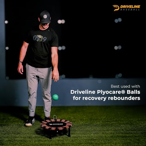 Image of Driveline Baseball Shoulder Recovery Mini Trampoline (18-Inch) Portable with Carrying Case
