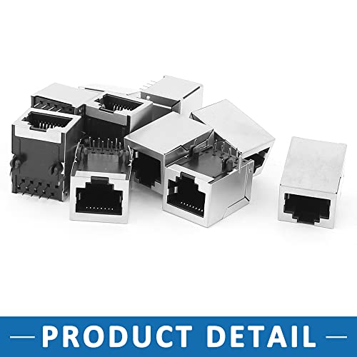 A ABSOPRO Mount Socket Network Connectors RJ45 Jack 8P8C PCB (Set of 10) - Image 4