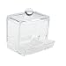 YJYdada Q-tip Swab Acrylic Cotton Organizer Box Cosmetic Stick Holder Storage