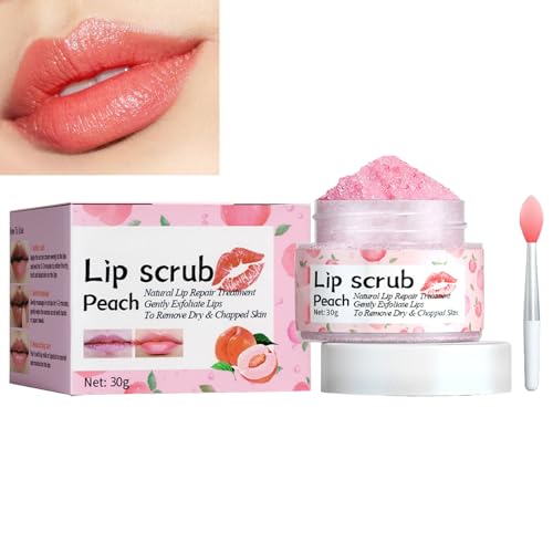 KOAHDE Hidrata y Cuida tus Labios,Exfoliante Para Labios Eliminar La Piel Muerta,Hidratante Exfoliante de Labios,Película Labial Mascarilla,Exfoliante Labios para el Cuidado la Piel,30G