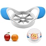 🍏💖 【Múltiples Colores para Elegir y Materiales de alta Calidad】 Herramienta de cocina, cortador de manzanas, plástico, PP + TRP + acero inoxidable, seguro y no tóxico, se pueden elegir 3 colores, tenemos azul, rosa púrpura, verde para elegir, el color será brillante cuando los use, se sentirá feliz.