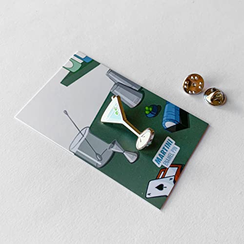 Image of Classic Cocktail Cute Enamel Pins for Bartender Aprons, Jackets, Backpacks and Purses, Shirt and Suit Lapels, Button Badges Brooch Fashion Jewelry