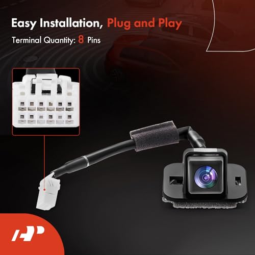 Image of A-Premium Rear View Backup Camera Compatible with Honda | Parking Camera for 2013 2014 2015 Accord Sedan - Replace# 39530-T2A-A01