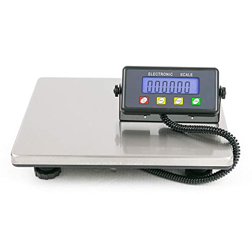 Asdomo SF-887 200kg / 50g High Quality Digital Postal Scale Silver Without Adapter Black