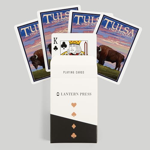 Baraja de Cartas de Poker Lantern Press Tulsa Oklahoma miniatura 6