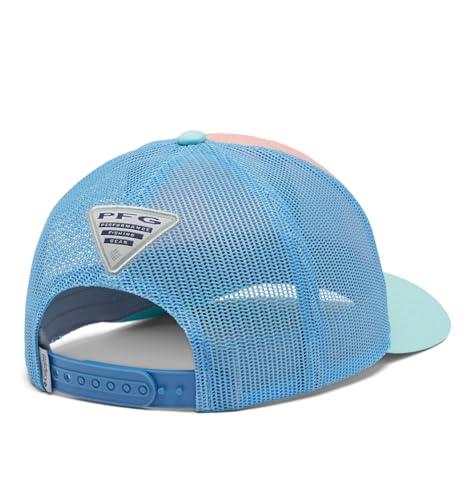 Columbia Women's PFG Fish Flag Snap Back, Sorbet/White Cap/GLF Stream/Fish Flag, One Size