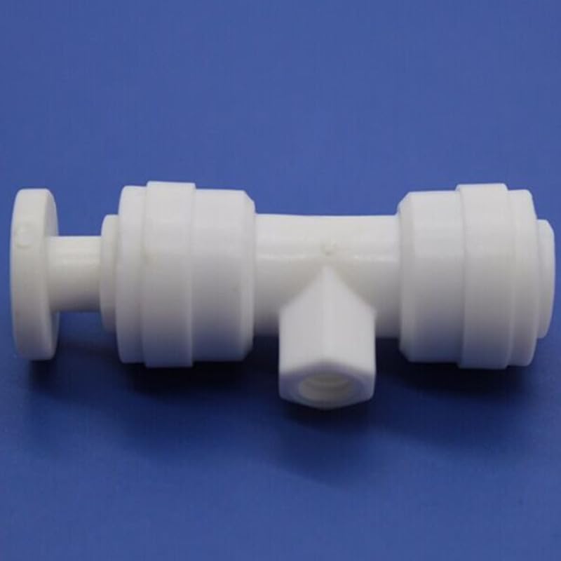 10pcs 1/4'' Tube OD Slip Lock (Quick Connector) 10/24 UNC Misting Nozzle Tees Fittings Add 2pcs End (0.2mm)