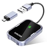 SAILNER Wireless Carplay Adapter for Apple Converts OEM Wired to Wirelss Car Play Adapter for iPhone Fit for Cars from 2015 and iPhone 6 Above(Applicable to Cars with Carplay), Black, BY960Q