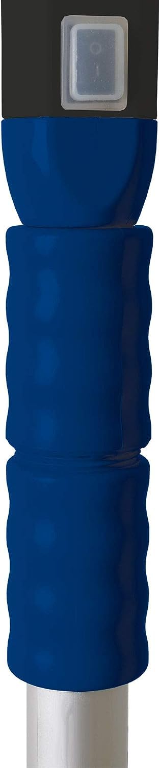 T.I.P. Sweep 2000 30445 - Aspiratore per Piscina a Batteria (9 Watt, 24 l/min, autonomia 50 min, Asta telescopica Max. 2,1 m, Due spazzole, rimozione mirata di Particelle di Sporco)