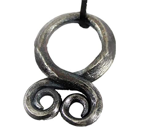 Pendentif Croix Viking en fer forgé pour costume médiéval et GN accessoire Skyrim