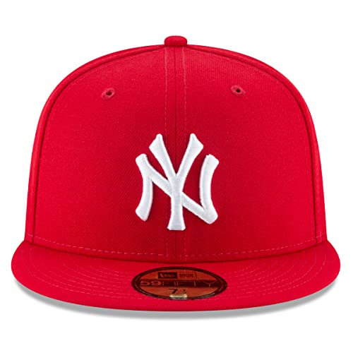 Şapcă New Era pentru bărbaţi New York Yankees MLB Authentic Collection 59FIFTY, adult, stacojiu, 8