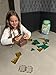 CreateOn Crayola Holiday Glitter Mini PIP Magnetic Tiles, Magnetic Kids’ Building Toys, STEM Learning Travel Toys for Boys and Girls, 27-Piece Set