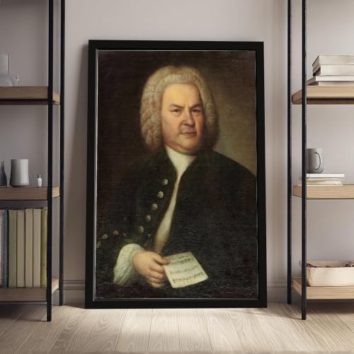 Poster Bach impression sur toile pour sublimer votre studio de musique