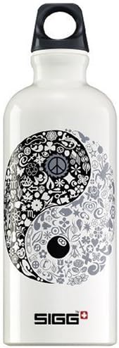 Sigg Design Water Bottle (0.6-Liters, Yin Yang)