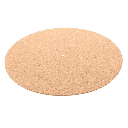Garneck Slipmats for Vinyl Turntable Record Turntable Mat Noise Dampening Cork Pad