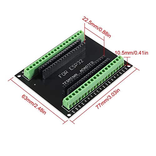 Placa ESP32S GPIO expansión de pines IO para solucionar falta de espacio en protoboard 5