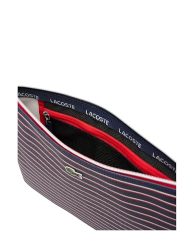 Pochette Lacoste L.12.12 Concept grand modèle rayé
