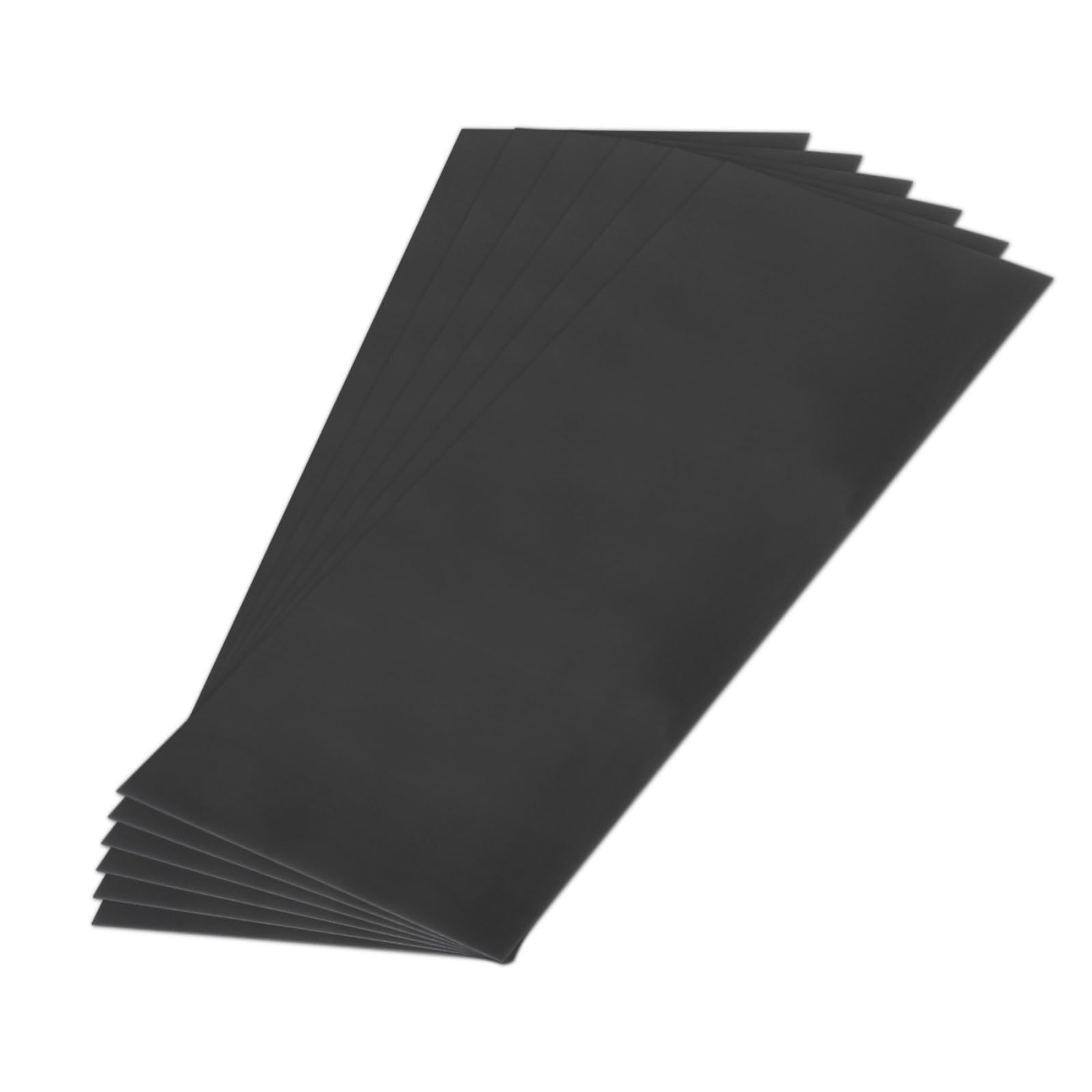 sourcing map ABS Plastic Sheet 36 Inch x 12 Inch x 0.06 Inch ABS Styrene Sheets for Building Model DIY Crafts Panel Black 6 Pcs