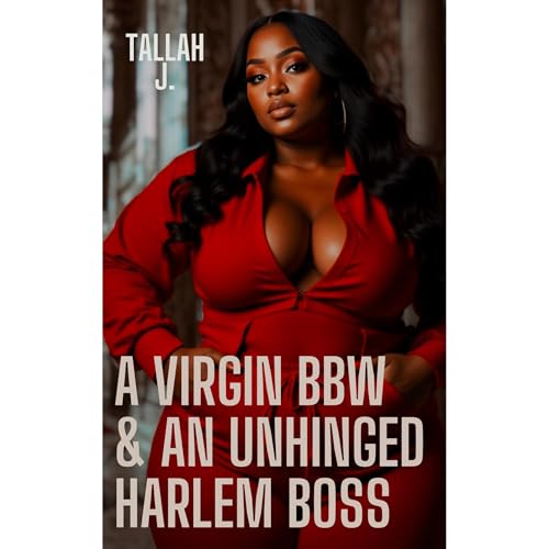 A Virgin BBW & An Unhinged Harlem Boss Audiolibro Por Tallah J. arte de portada