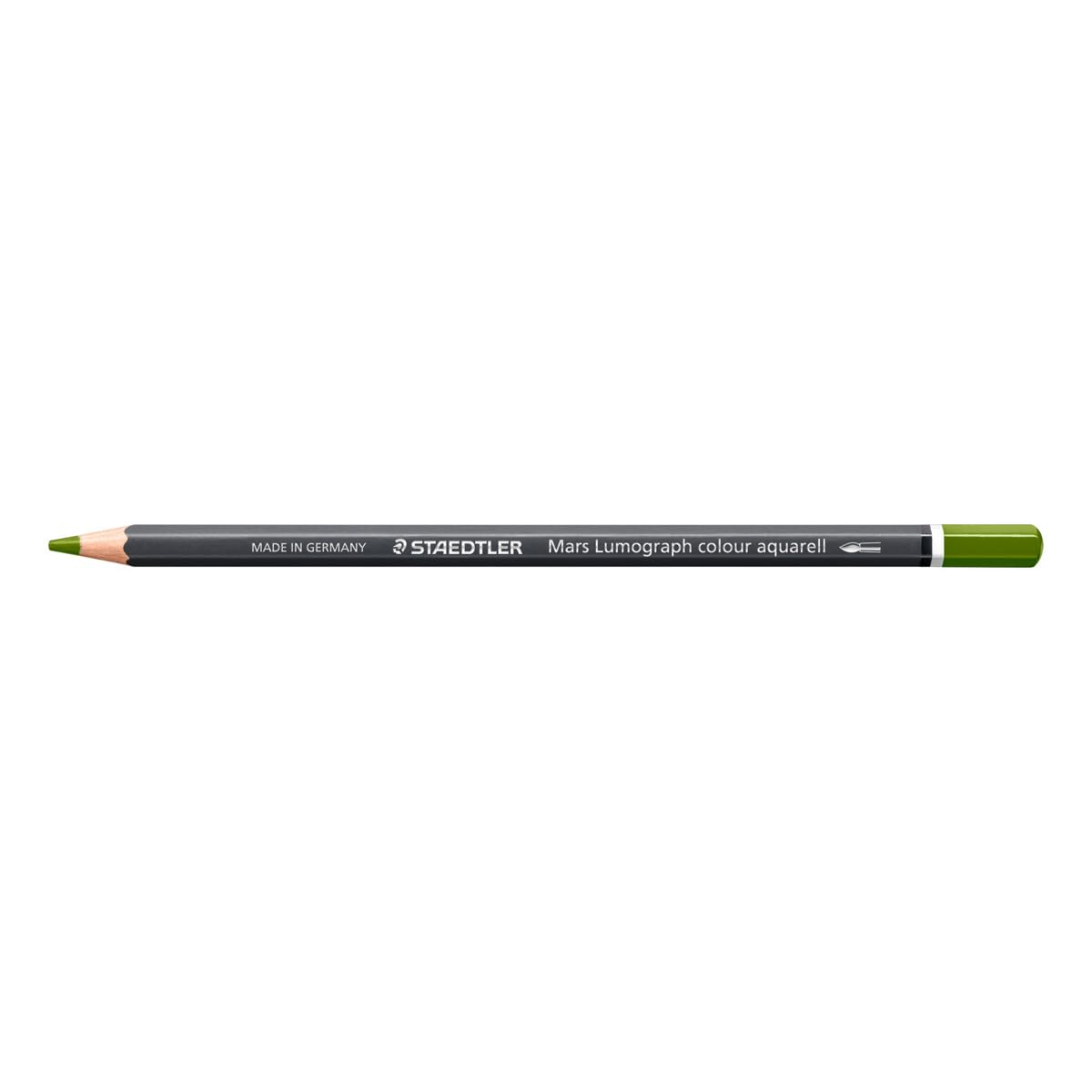Watercolour Pencil - Olive Green - Mars Lumograph Colour Aquarell - Pack of 6, 104-517