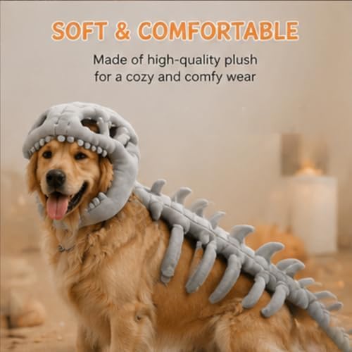 Dog Dinosaur Bone Costume Halloween Costumes - 3